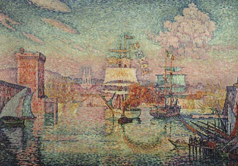 Entrance to the Port of Marseille, Paul Signac